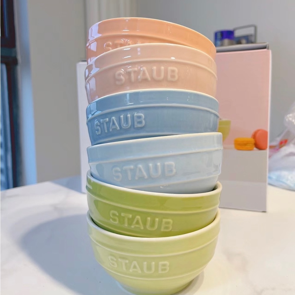 COPY - Staub rice bowls set - macaron color - 6pc